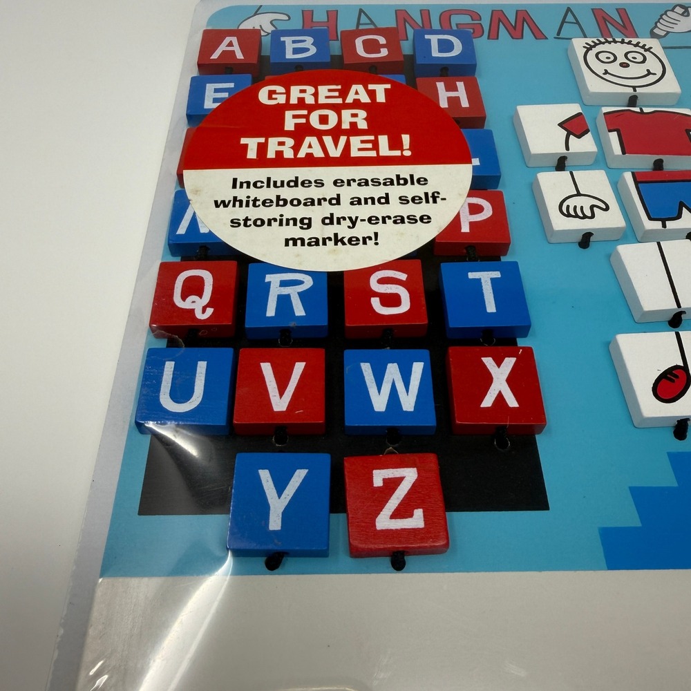 Melissa & Doug Flip to Win Wooden Hangman Travel Game New in wrapper - Picture 6 of 11
